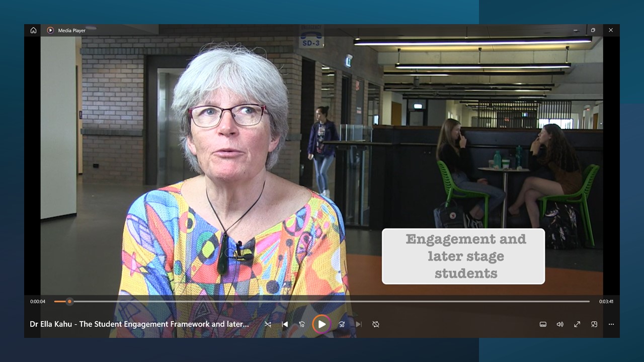 Dr Ella Kahu - Engagement and Later Stage Students 